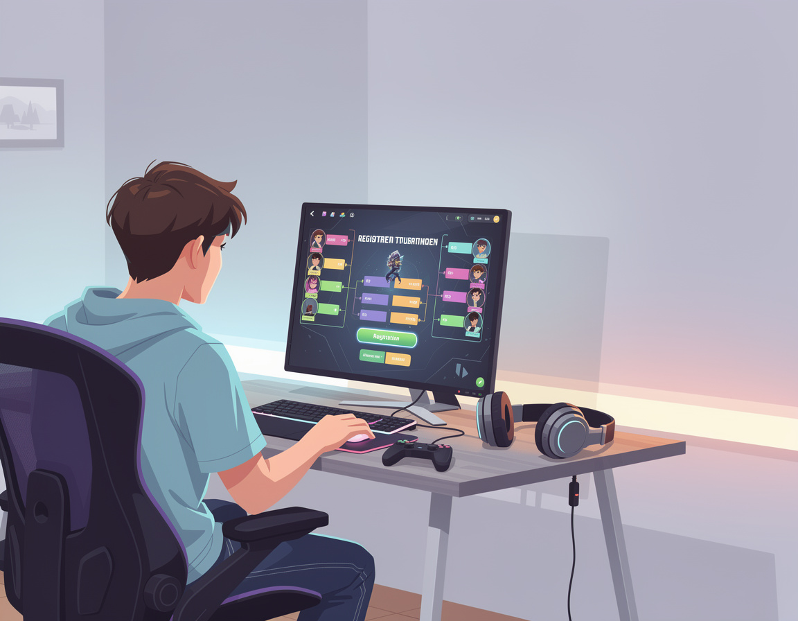 Ilustrasi cara daftar turnamen game online solo303 untuk turnamen game online solo303